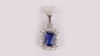 Sapphire Cubic Zirconia Pendant