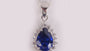 Sapphire Cubic Zirconia Pendant