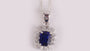 Sapphire Cubic Zirconia Pendant