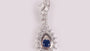 Sapphire Cubic Zirconia Pendant