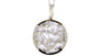 A White Cubic Zirconia Pendant With Chain