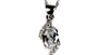 A White Cubic Zirconia Pendant With Chain