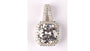 A White Cubic Zirconia Pendant.