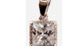 A White Cubic Zirconia Pendant.