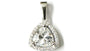 A White Cubic Zirconia Pendant.