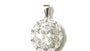 A White Cubic Zirconia Pendant.