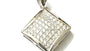 A White Cubic Zirconia Pendant.