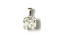 A White Cubic Zirconia Pendant.