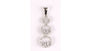 A White Cubic Zirconia Pendant.