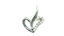 A White Cubic Zirconia Pendant
