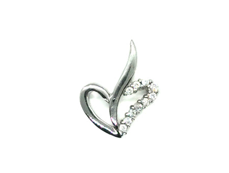 A White Cubic Zirconia Pendant