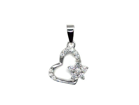 A White Cubic Zirconia Pendant