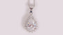 A White Cubic Zirconia Pendant