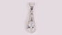 A White Cubic Zirconia Pendant