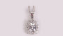 A White Cubic Zirconia Pendant
