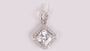 A White Cubic Zirconia Pendant