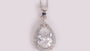 A White Cubic Zirconia Pendant