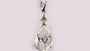A White Cubic Zirconia Pendant