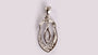 A White Cubic Zirconia Pendant