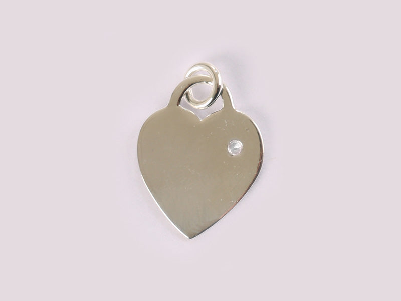 A White Cubic Zirconia Pendant