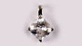 A White Cubic Zirconia Pendant