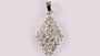 A White Cubic Zirconia Pendant