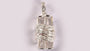 A White Cubic Zirconia Pendant