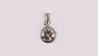 A White Cubic Zirconia Pendant