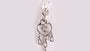 A White Cubic Zirconia Pendant