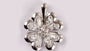 A White Cubic Zirconia Pendant