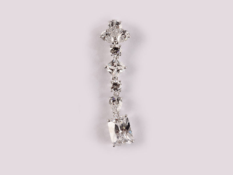 A White Cubic Zirconia Pendant