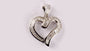 A White Cubic Zirconia Pendant