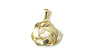 Silver with Yellow Gold Plated Pendant