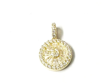 Silver with Yellow Gold Plate Pendant