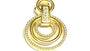 A Silver with Yellow Gold Plate Pendant