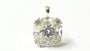 Yellow Plated  Silver with White Cz Stone Pendant