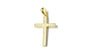 Yellow Plated on Silver Cz Cross