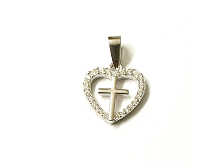 Heart And Cross Pendant