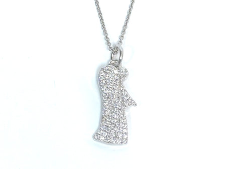 Holy Communion/Confirmation  Silver Angel Pendant Chain and Box.