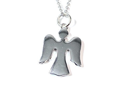 Holy Communion/Confirmation Silver Angel Pendant Chain and Box.