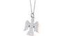 Holy Communion/Confirmation Silver Angel Pendant Chain and Box.