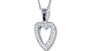 Holy Communion/Confirmation Silver Heart Pendant Chain and Box.