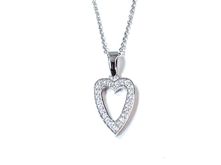 Holy Communion/Confirmation Silver Heart Pendant Chain and Box.