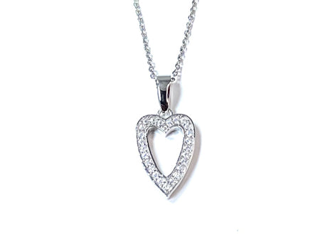 Holy Communion/Confirmation Silver Heart Pendant Chain and Box.