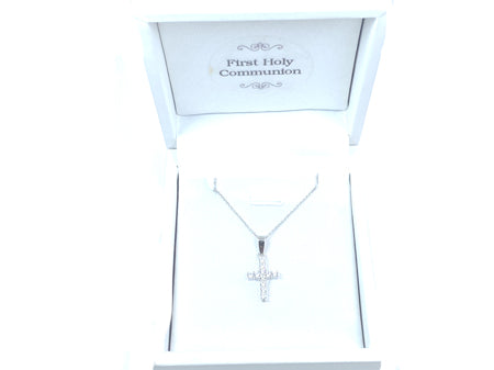 Holy Communion/Confirmation Cross Pendant Chained Boxed.