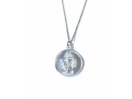 Holy Communion Medal Chained And Boxed.