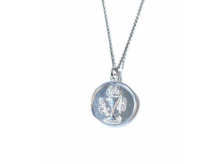 Holy Communion Medal Chained And Boxed.