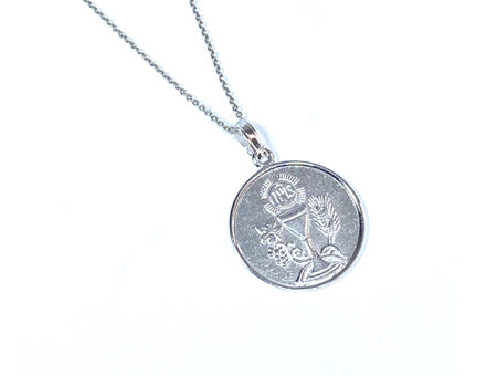 Holy Communion Medal Chained And Boxed.