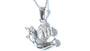 A Kids Dove Pendant Chained and Boxed