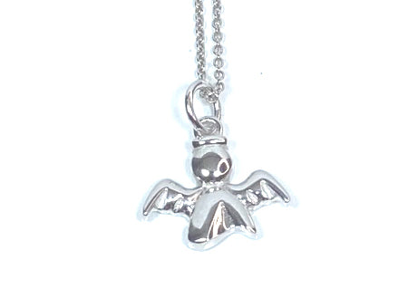 Holy Communion/Confirmation Silver Angel Pendant Chain and Box.